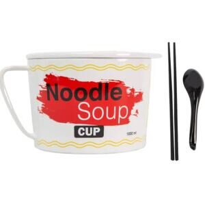 NIB Ramen Bowl With Lid, Ramen Bowl Set,